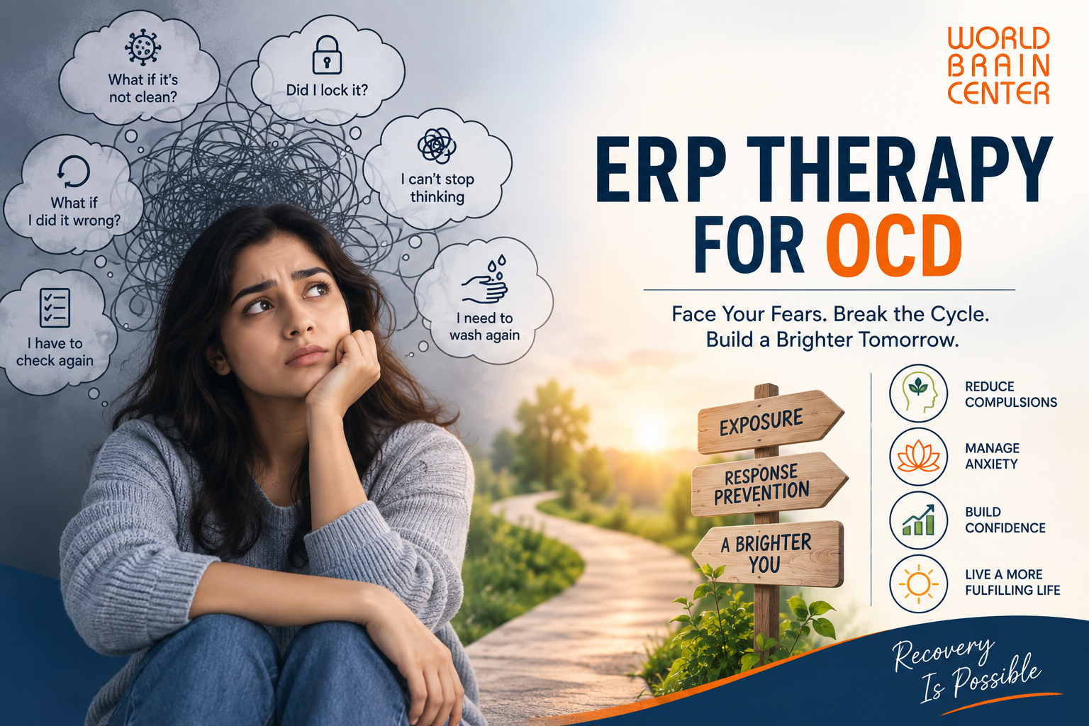 ERP Therapy for OCD: How Exposure and Response Prevention Helps Break the OCD Cycle